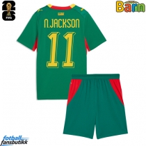 Senegal Nicolas Jackson #11 Bortedraktsett Barn EM 2024 Kortermet (+ Korte bukser)